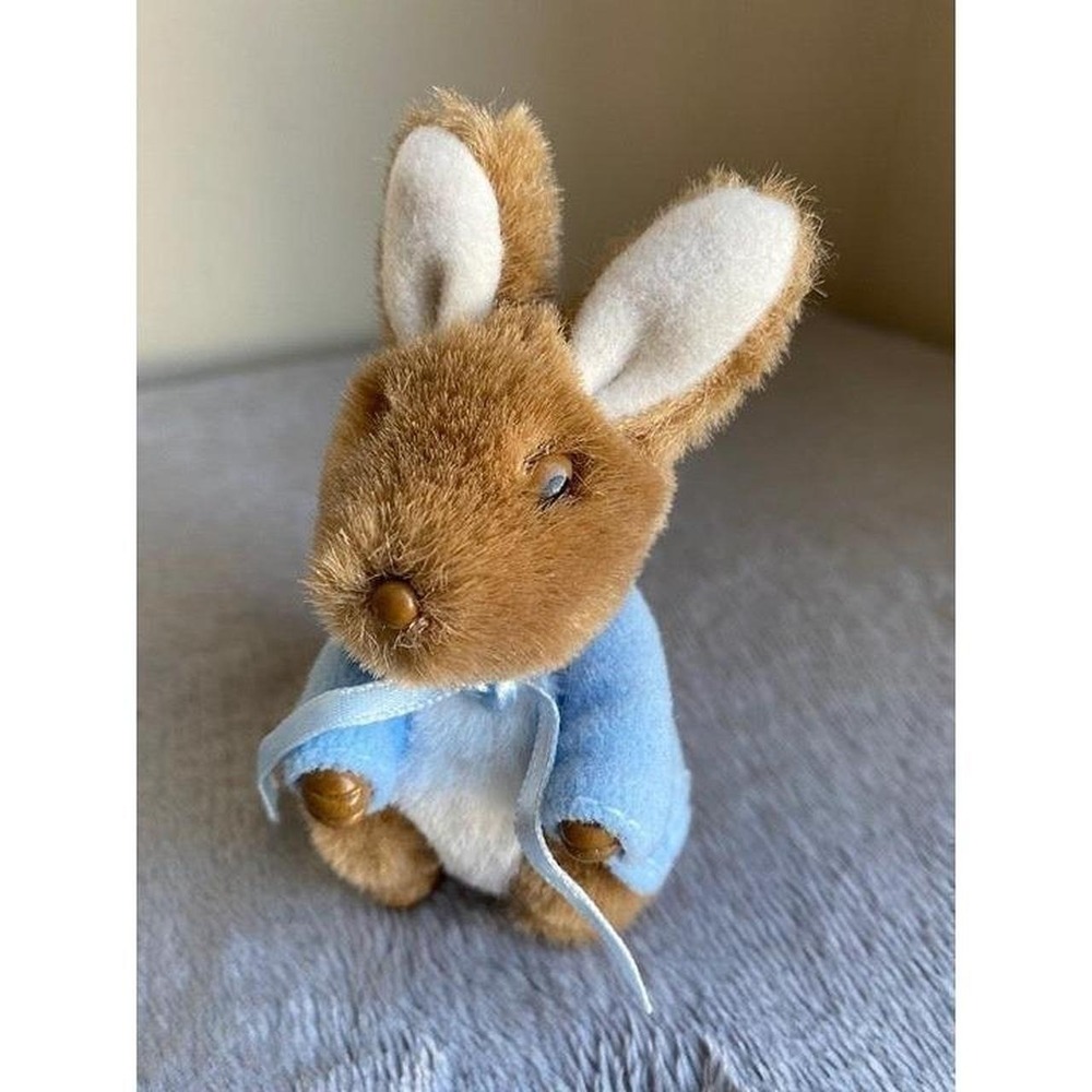 Vintage Frederick Warne Eden Toys Bunny Rabbit  USA 3" Figure 1989 Plush s74